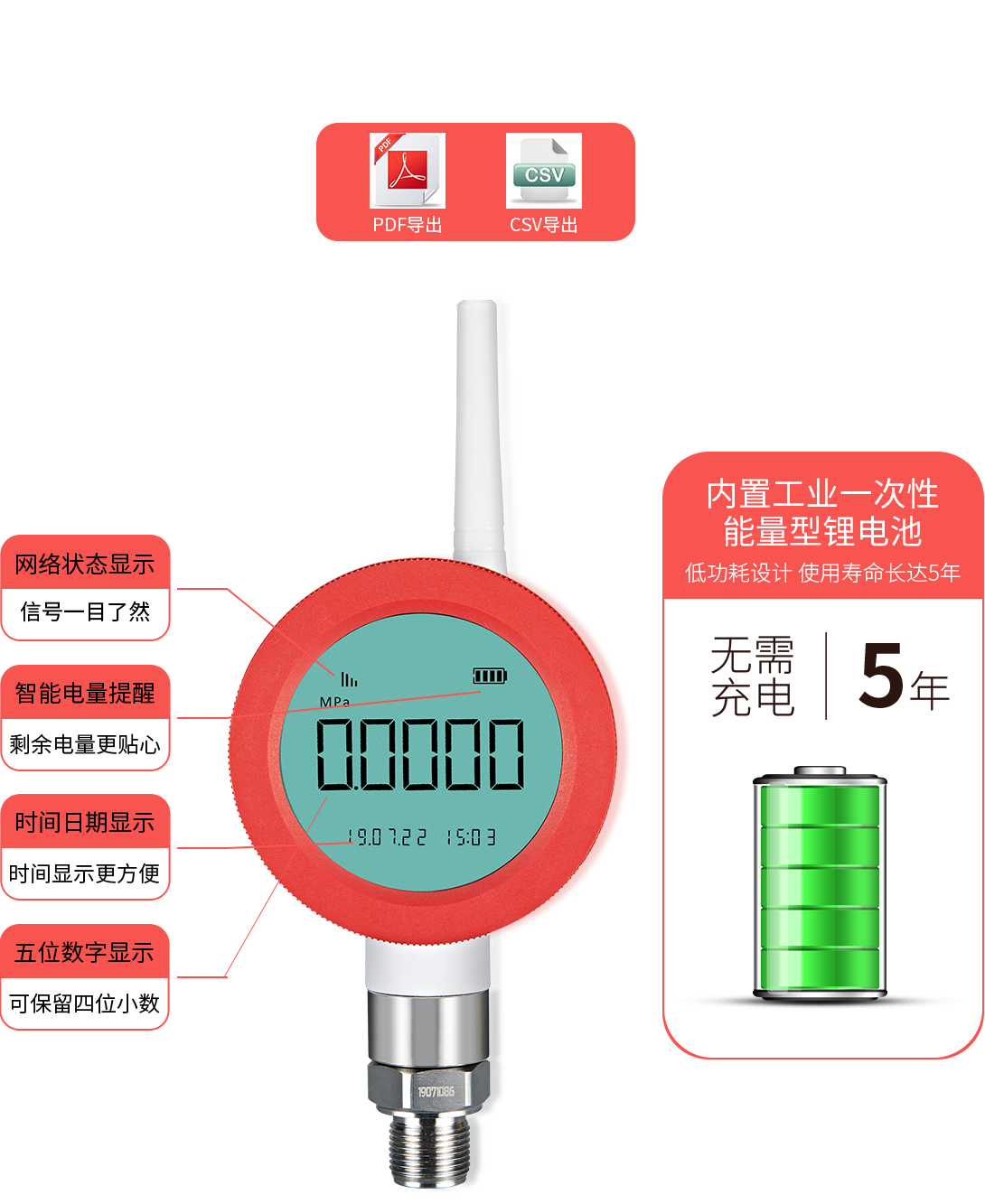 無(wú)線智能壓力表